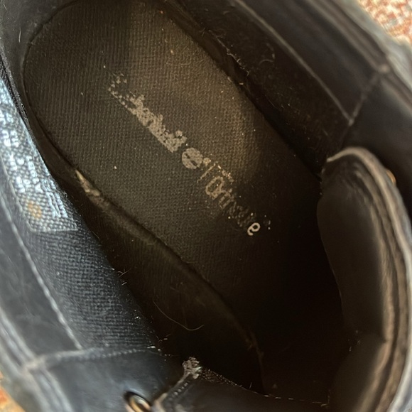 Timberland Glancy Field women’s high heel ankle bootie black size 10 - Picture 10 of 11